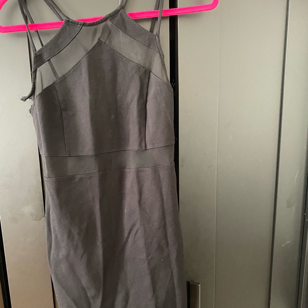 Sexy mesh top shop bodycon dress